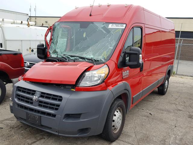 3C6URVHG0HE522496 - 2017 RAM PROMASTER 红色 照片 2