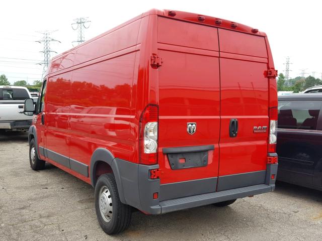 3C6URVHG0HE522496 - 2017 RAM PROMASTER 红色 照片 3