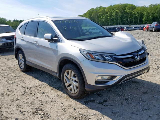 2HKRM4H75FH617359 - 2015 HONDA CR-V EXL SILVER photo 1