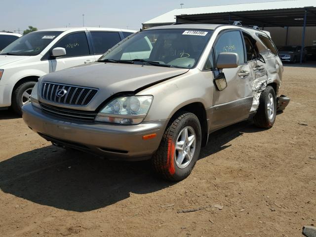 JTJHF10U230310338 - 2003 LEXUS RX 300 TAN photo 2