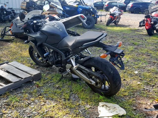 MLHRC740XE5000502 - 2014 HONDA CBR650 F BLACK photo 3