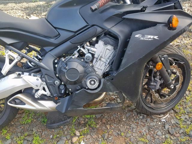 MLHRC740XE5000502 - 2014 HONDA CBR650 F BLACK photo 9