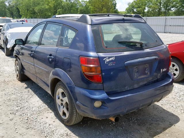 5Y2SL62834Z428765 - 2004 PONTIAC VIBE BLUE photo 3