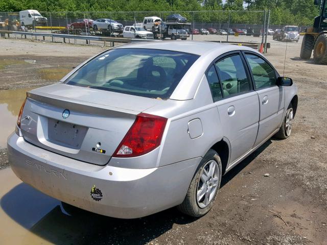 1G8AJ55F47Z158935 - 2007 SATURN ION LEVEL SILVER photo 4
