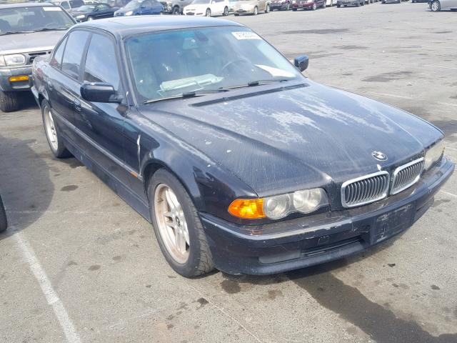 WBAGG8346YDN78743 - 2000 BMW 740 I AUTO BLACK photo 1