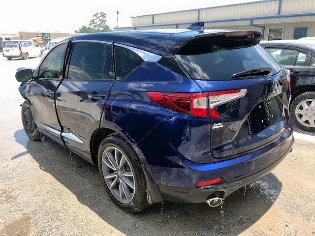 5J8TC1H53KL008509 - 2019 ACURA RDX BLUE photo 3