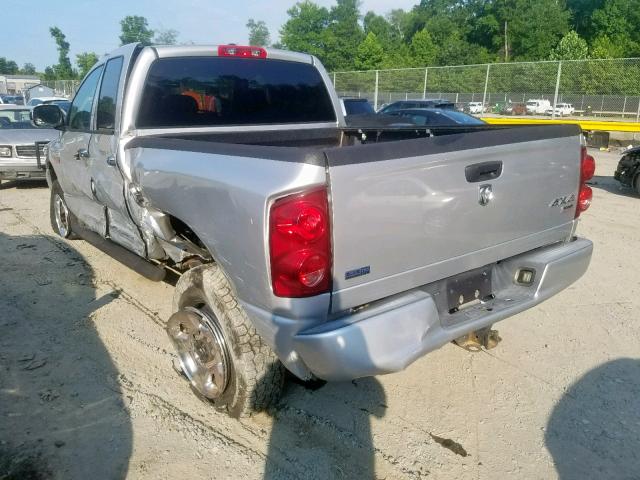 3D7KS28A58G107912 - 2008 DODGE RAM 2500 S ვერცხლისფერი ფოტო 3