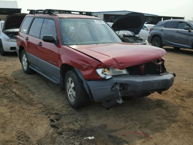 JF1SF63551H744946 - 2001 SUBARU FORESTER L MAROON photo 1