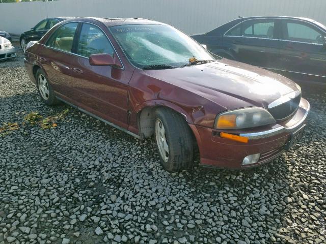 1LNHM86S6YY866535 - 2000 LINCOLN LS BURGUNDY photo 1