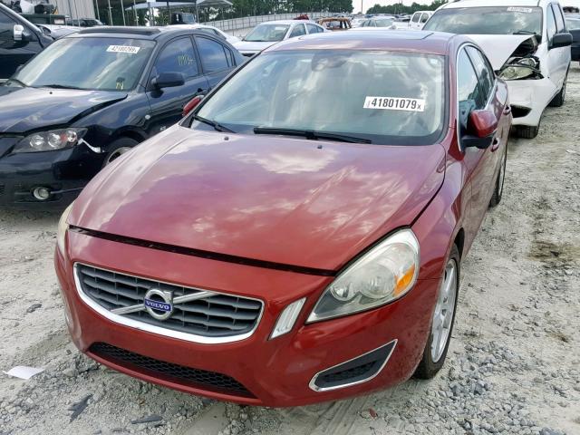 YV1622FS4C2046958 - 2012 VOLVO S60 T5 RED photo 2