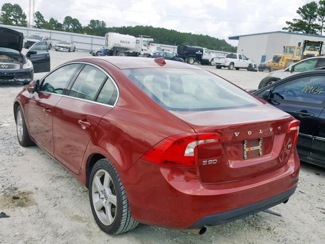 YV1622FS4C2046958 - 2012 VOLVO S60 T5 RED photo 3