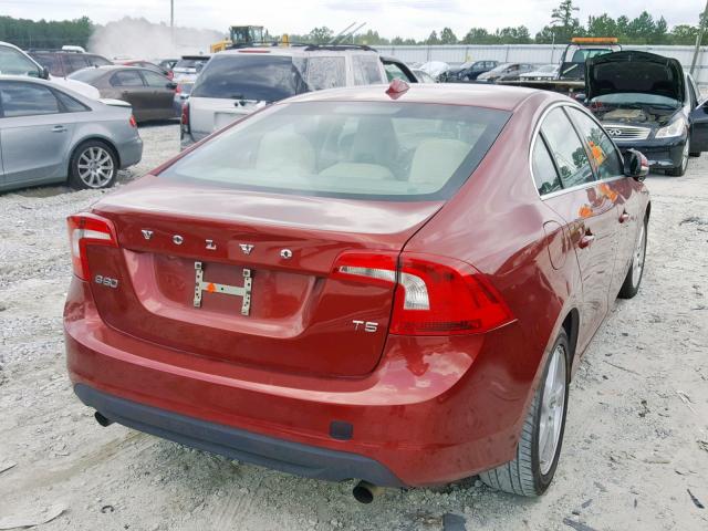 YV1622FS4C2046958 - 2012 VOLVO S60 T5 RED photo 4