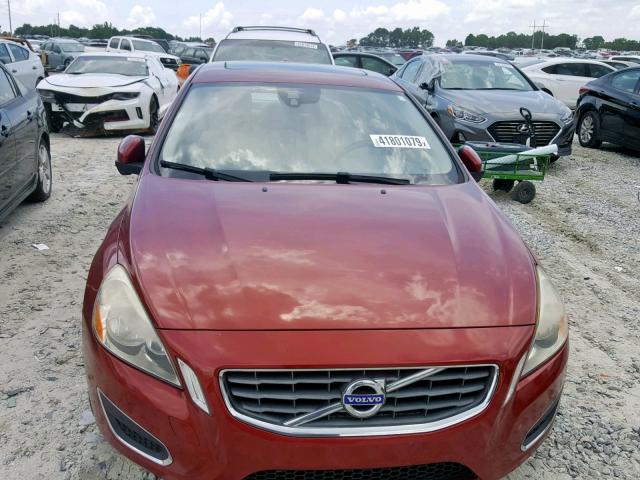 YV1622FS4C2046958 - 2012 VOLVO S60 T5 RED photo 9