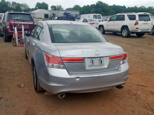 1HGCP3F87CA015800 - 2012 HONDA ACCORD EXL SILVER photo 3