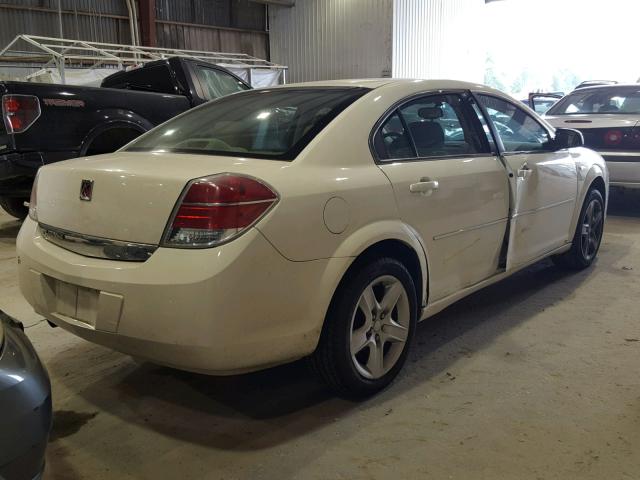 1G8ZS57B88F291582 - 2008 SATURN AURA XE WHITE photo 4