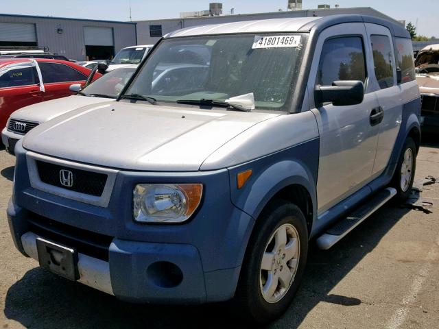 5J6YH28686L006629 - 2006 HONDA ELEMENT EX GRAY photo 2