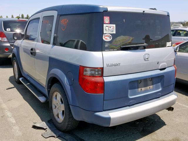 5J6YH28686L006629 - 2006 HONDA ELEMENT EX GRAY photo 3