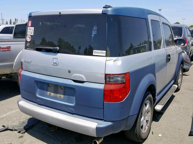 5J6YH28686L006629 - 2006 HONDA ELEMENT EX GRAY photo 4