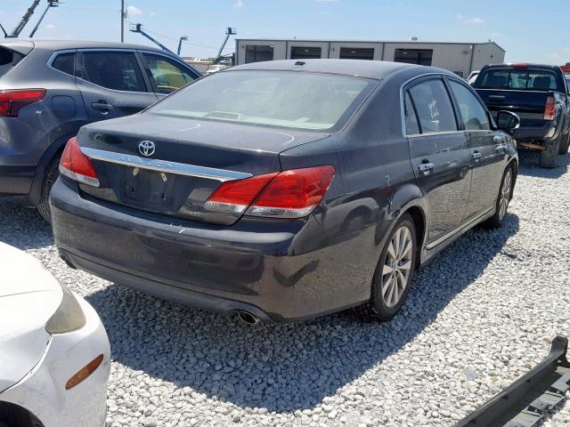 4T1BK3DB5BU384817 - 2011 TOYOTA AVALON BAS BROWN photo 4