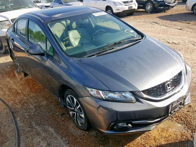 19XFB2F95DE043655 - 2013 HONDA CIVIC EXL 灰色 照片 1