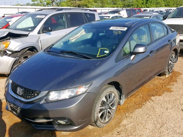19XFB2F95DE043655 - 2013 HONDA CIVIC EXL 灰色 照片 2