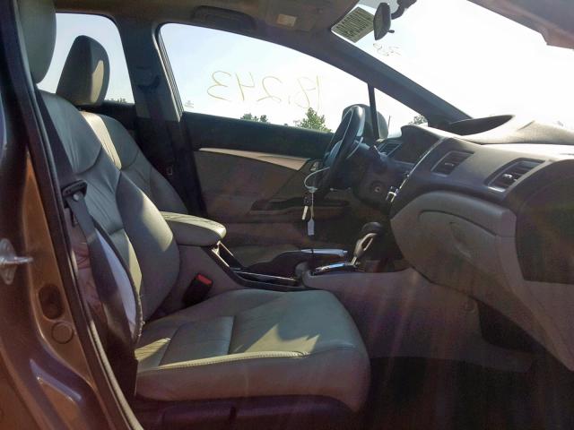 19XFB2F95DE043655 - 2013 HONDA CIVIC EXL 灰色 照片 5