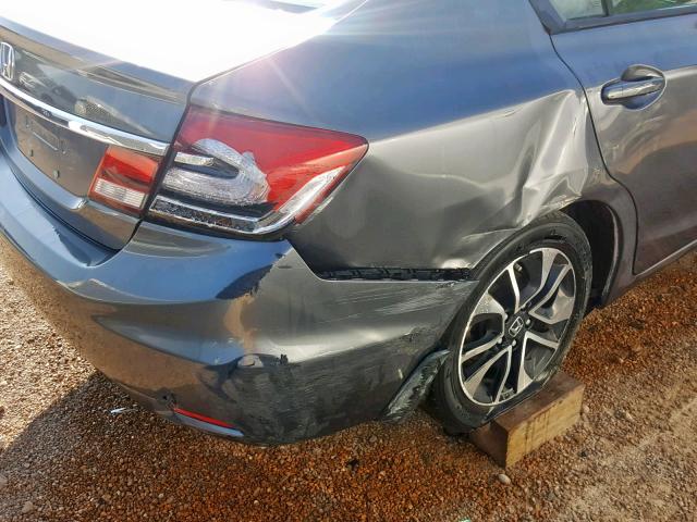 19XFB2F95DE043655 - 2013 HONDA CIVIC EXL 灰色 照片 9