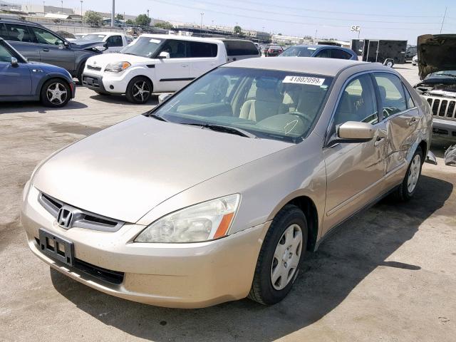 JHMCM56495C006103 - 2005 HONDA ACCORD LX GOLD photo 2