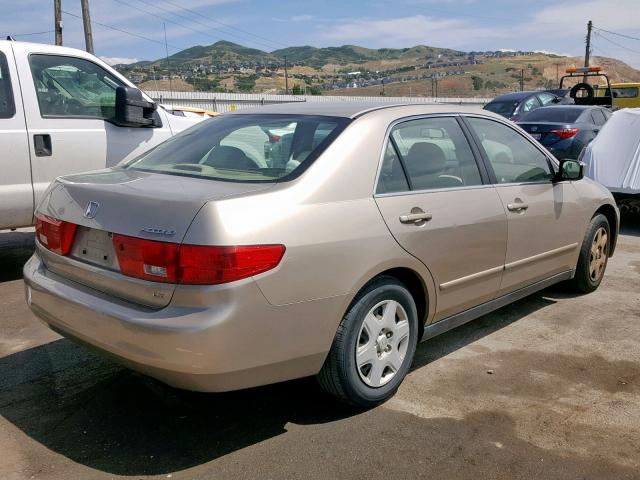 JHMCM56495C006103 - 2005 HONDA ACCORD LX GOLD photo 4