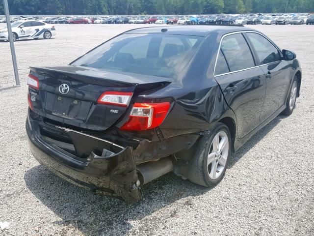 4T1BF1FK1CU062408 - 2012 TOYOTA CAMRY BASE BLACK photo 4