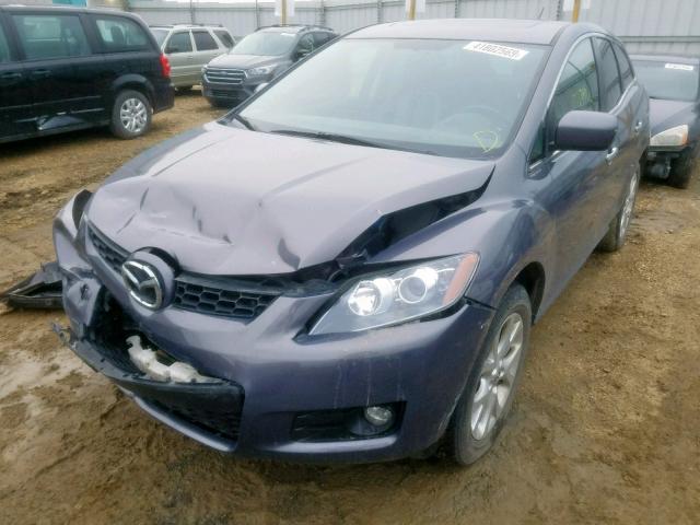 JM3ER293870132445 - 2007 MAZDA CX-7 GRAY photo 2