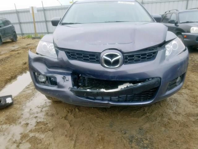 JM3ER293870132445 - 2007 MAZDA CX-7 GRAY photo 9