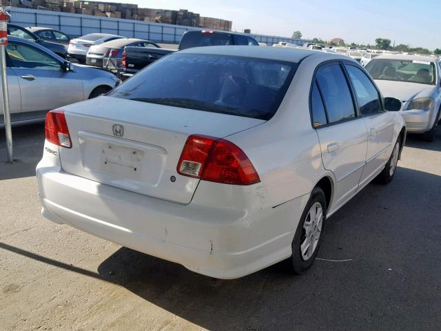 2HGES16394H554230 - 2004 HONDA CIVIC DX V WHITE photo 4