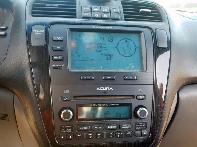 2HNYD18686H540913 - 2006 ACURA MDX TOURIN SILVER photo 9