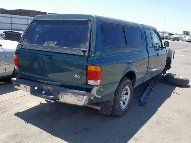 1FTYR14V2XPB09016 - 1999 FORD RANGER SUP GREEN photo 4