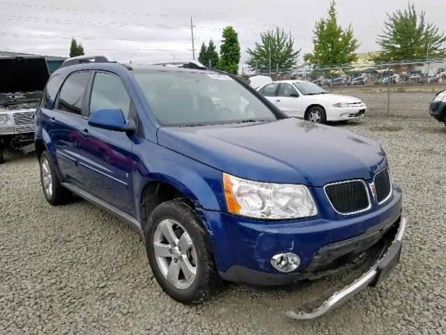 2CKDL33F686073864 - 2008 PONTIAC TORRENT BLUE photo 1