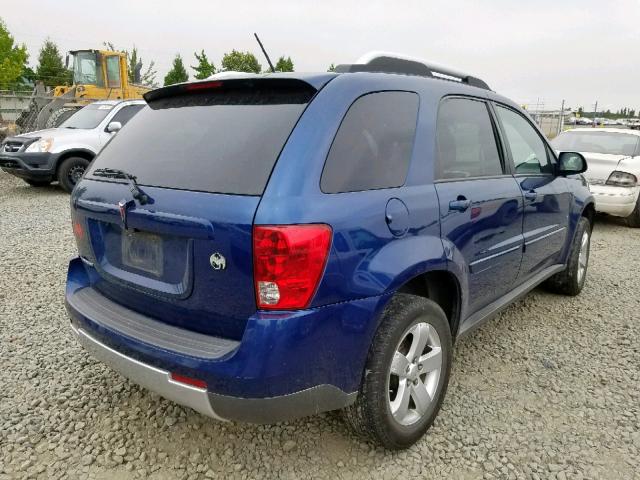 2CKDL33F686073864 - 2008 PONTIAC TORRENT BLUE photo 4