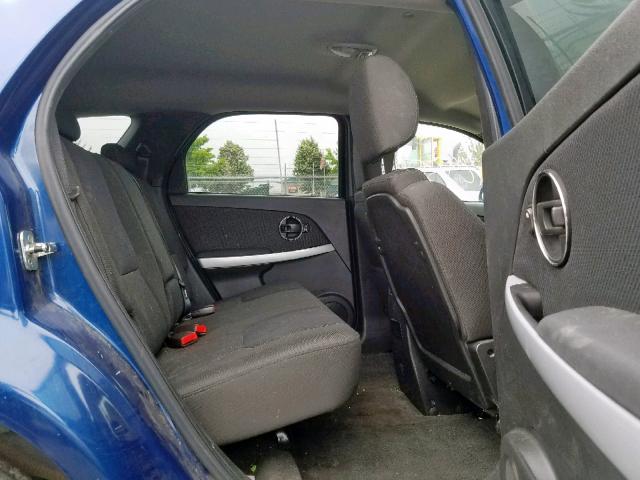 2CKDL33F686073864 - 2008 PONTIAC TORRENT BLUE photo 6