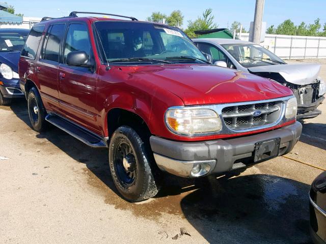 1FMZU34E2XZB52656 - 1999 FORD EXPLORER RED photo 1