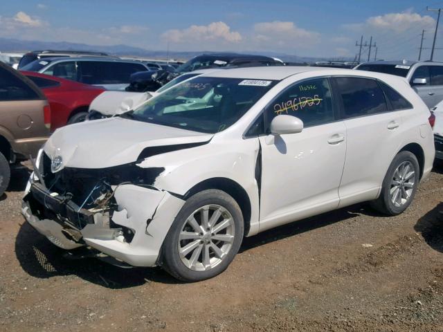 4T3BE11A89U005639 - 2009 TOYOTA VENZA WHITE photo 2