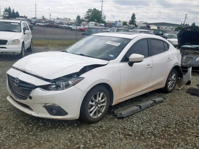 3MZBM1W79GM307713 - 2016 MAZDA 3 TOURING WHITE photo 2