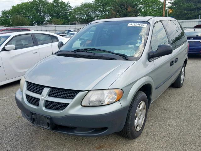 1D4GP25353B142090 - 2003 DODGE CARAVAN SE SILVER photo 2