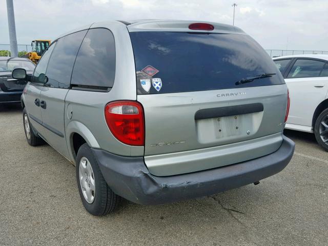 1D4GP25353B142090 - 2003 DODGE CARAVAN SE SILVER photo 3