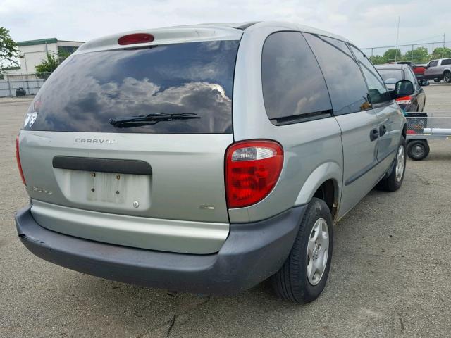 1D4GP25353B142090 - 2003 DODGE CARAVAN SE SILVER photo 4