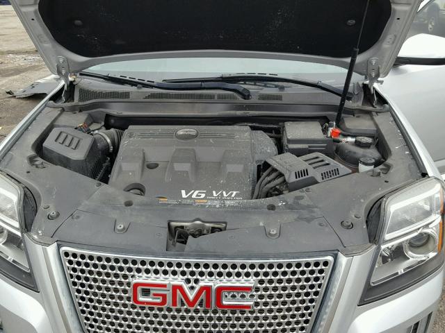 2GKFLUE37F6219019 - 2015 GMC TERRAIN DE SILVER photo 7