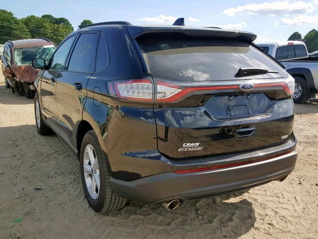 2FMPK3G92JBC09914 - 2018 FORD EDGE SE BLACK photo 3