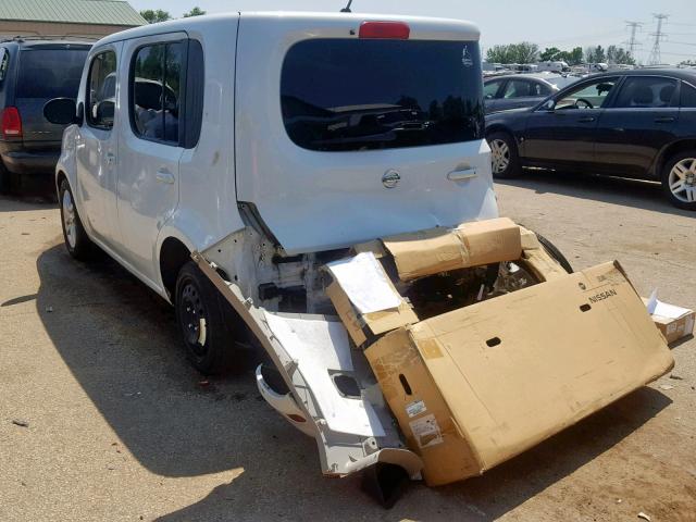 JN8AZ2KR9CT254329 - 2012 NISSAN CUBE BASE WHITE photo 3