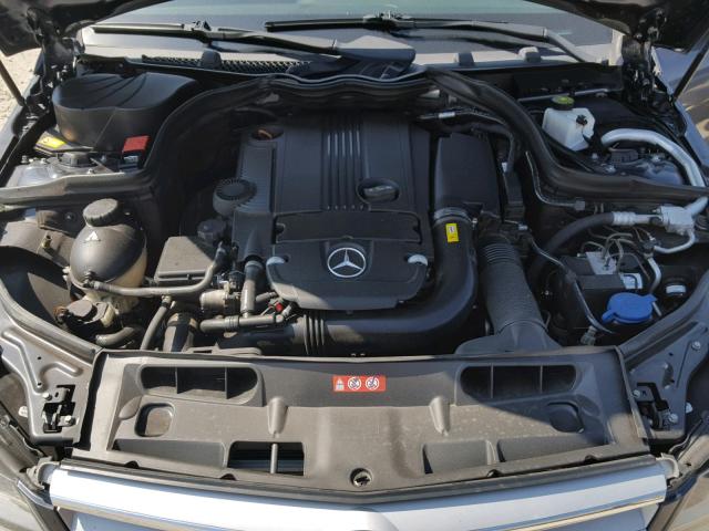 WDDGJ4HB1DF950224 - 2013 MERCEDES-BENZ C 250 CHARCOAL photo 7