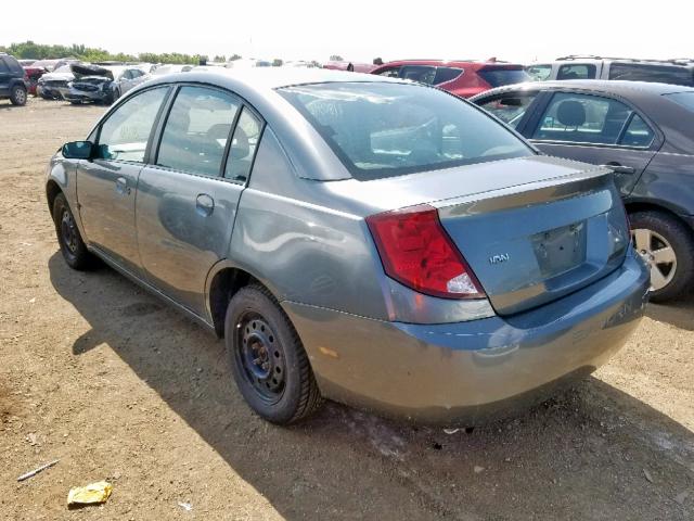 1G8AJ52F25Z134876 - 2005 SATURN ION LEVEL GRAY photo 3