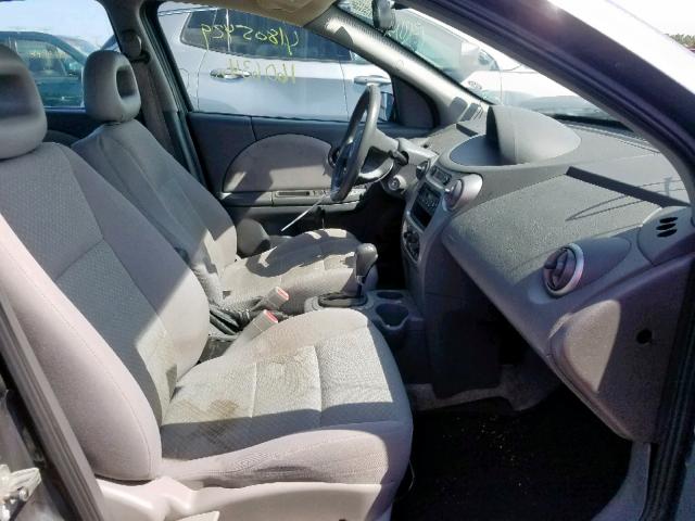 1G8AJ52F25Z134876 - 2005 SATURN ION LEVEL GRAY photo 5